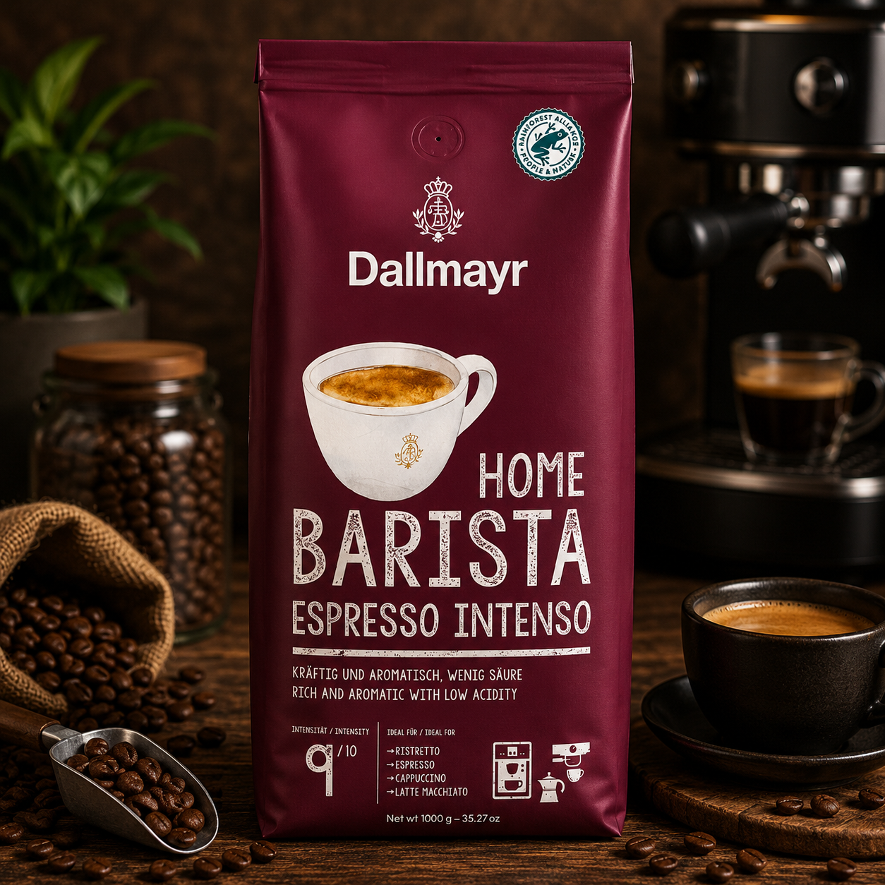 Dallmayr Home Barista Espresso Intenso 1000 g szemes kávé